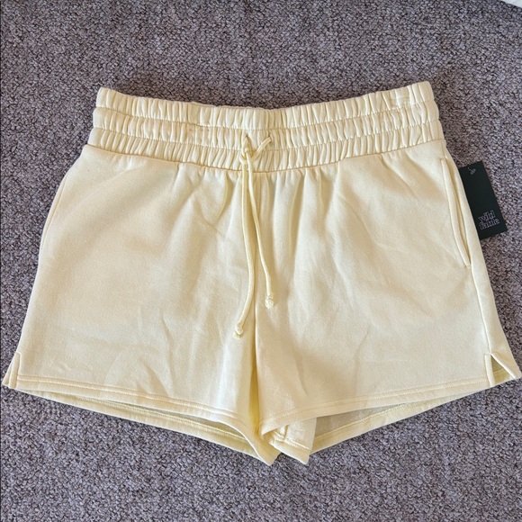 Yellow Saint-Tropez Sweatshirt and Shorts Set - Picture 5 of 6